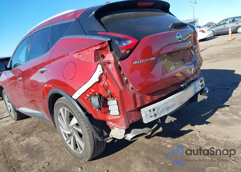 2019 Nissan Murano Sl z USA, uszkodzony, nr VIN 5N1AZ2MS9KN142544
